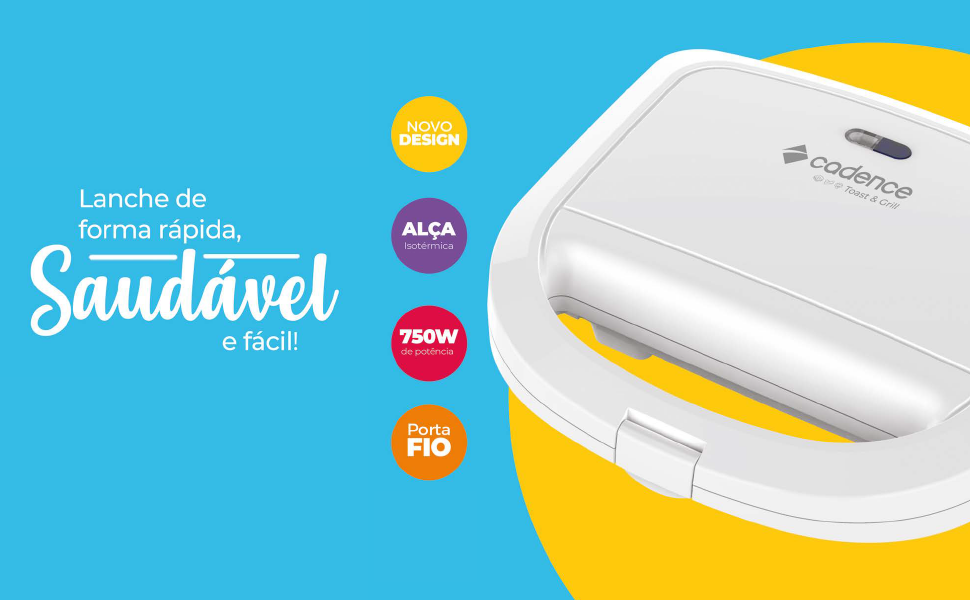 CADENCE SANDUICHEIRA TOAST E GRILL