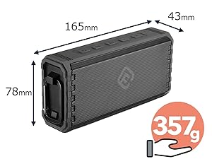 Amazon.co.jp: 40s Bluetoothスピーカー 防水 IPX7 防塵 重低音