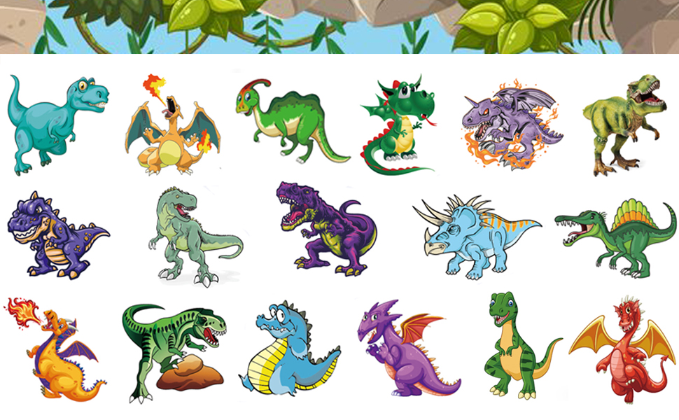 cartoon dinosaur tattoo
