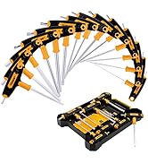Hoteche 14-Piece Hex Key Set(Metric&Torx) T-Handle CRV Allen Wrench Set Multi-size Long Hex Key S...