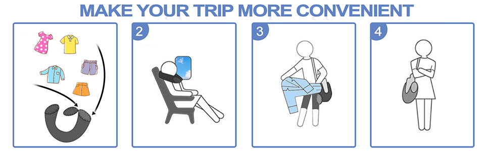 stuffable neck pillow for traveling on plane;stuffable neck pillow case for travel