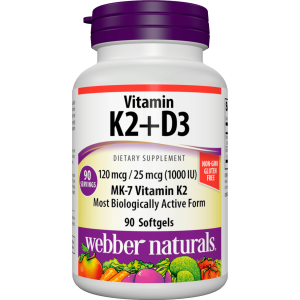webber naturals vitamin K2 + D3 bone support
