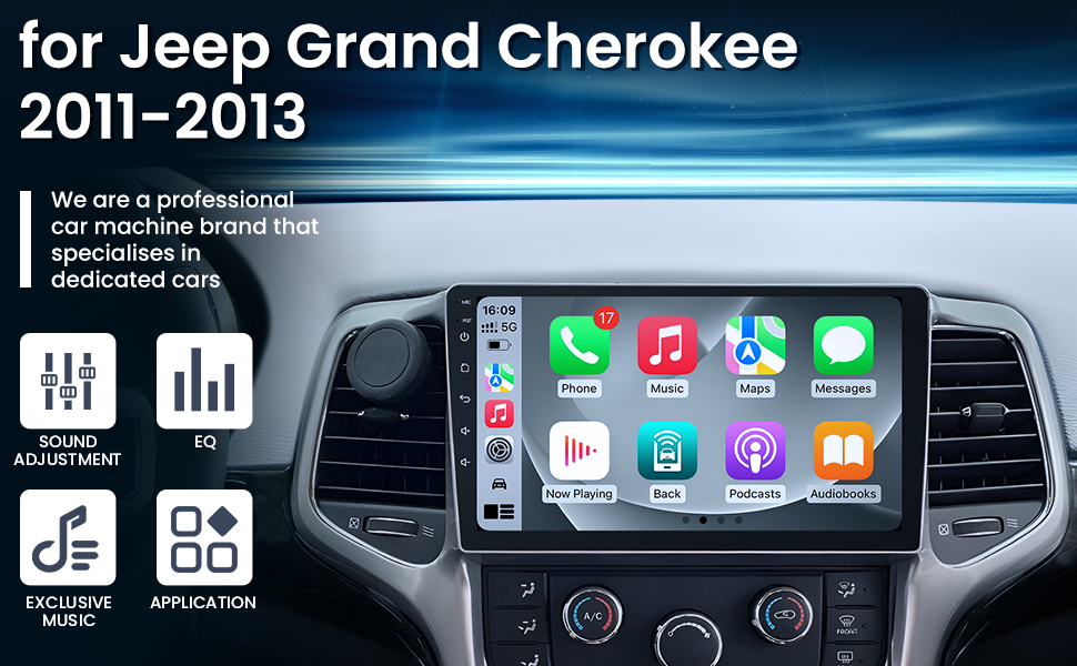Car Radio for Jeep Grand Cherokee 2011-2013