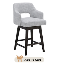 CHITA Counter Height Swivel Barstools