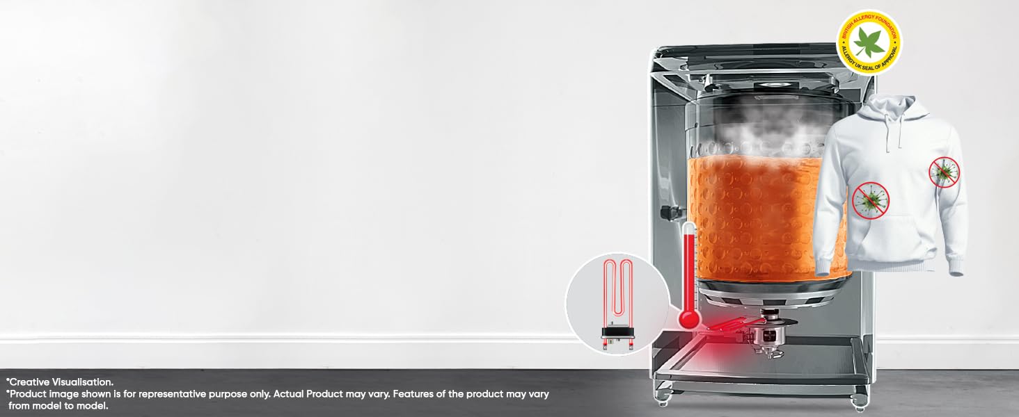 steam with in-built heater 