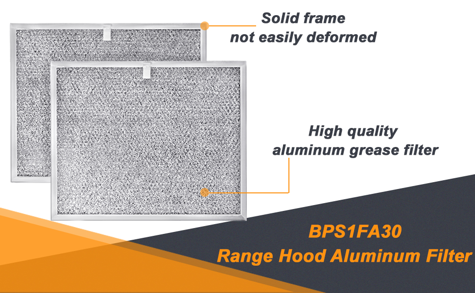  BPS1FA30 range hood aluminum filter
