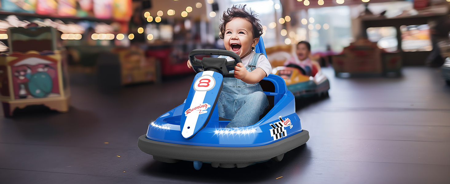Glaf Bumper Car Electric Ride On Toys for Toddlers and Kids