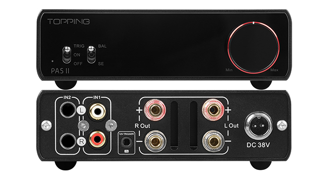 Amplificador de potência Topping PA5 II Plus 140 W x 2 Classe D