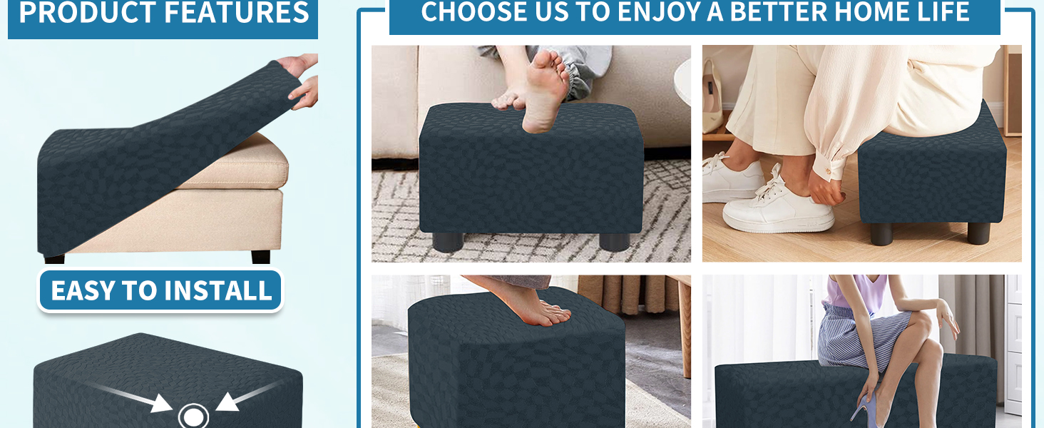 Fashion Ottoman Cover