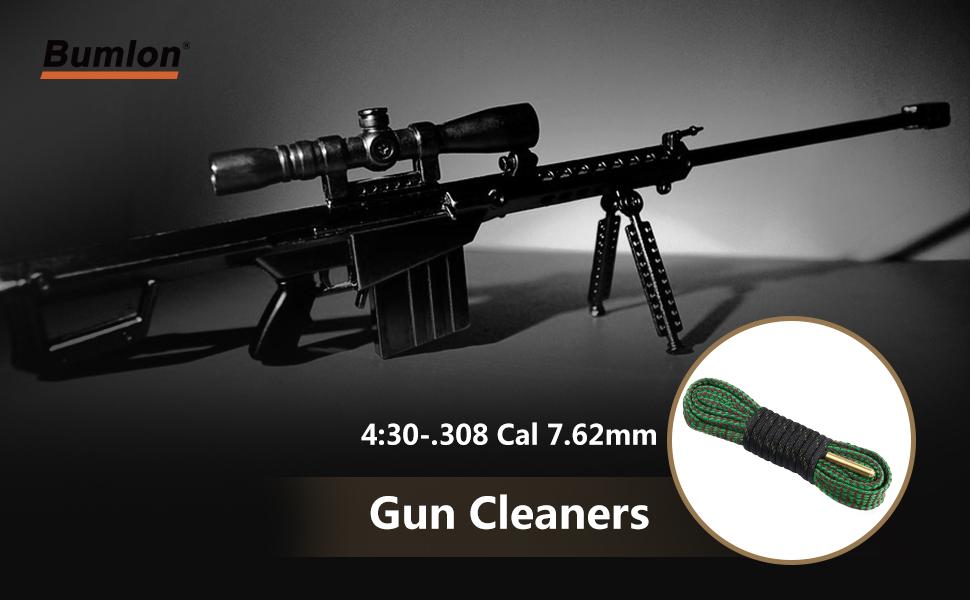 Bumlon Gun Bore Rope for Rifle, Pistol & Shotgun,Barrel