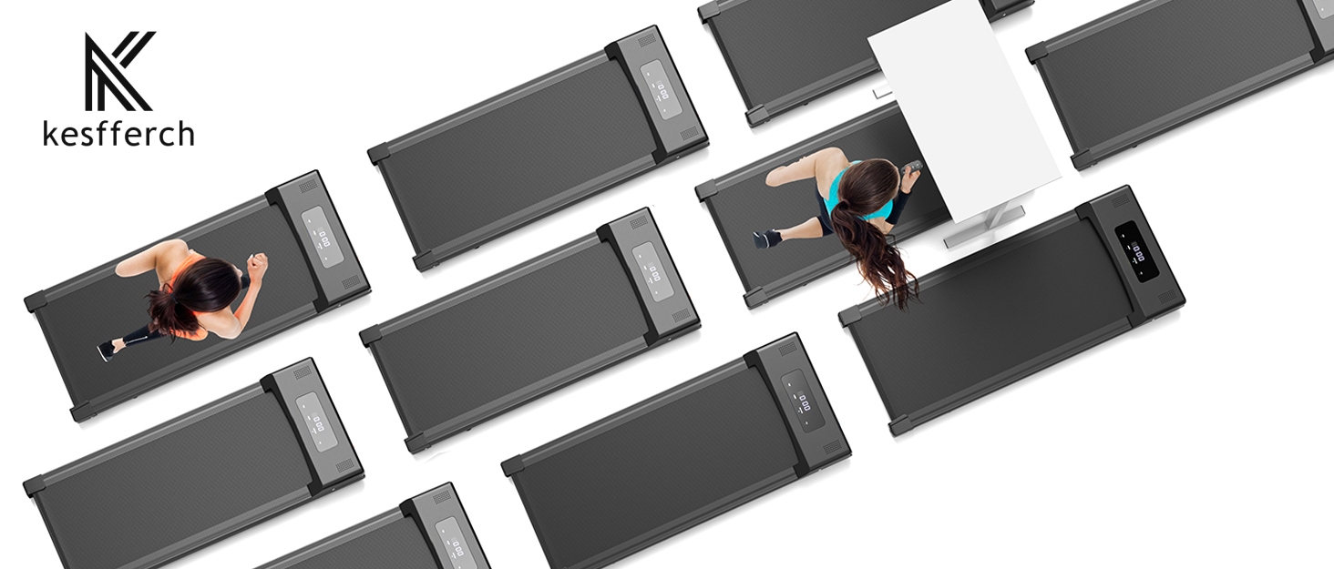 Walking Pad Under Desk Treadmill，2 in 1 Compact Treadmill