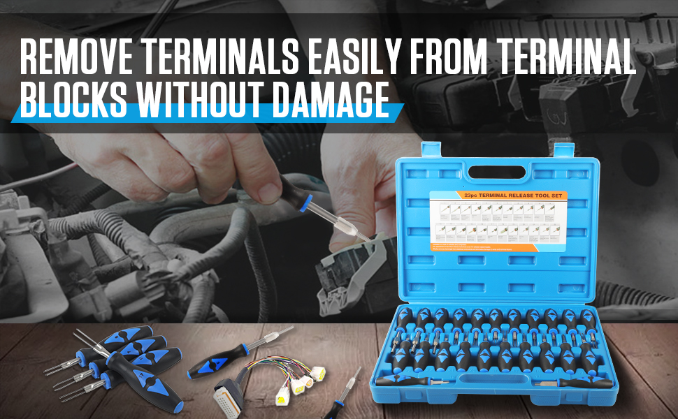 Terminal Removal Tool Kit 23PCS Terminal Ejector Kit Non