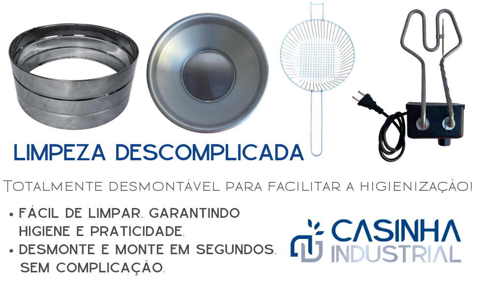 Desmontável limpeza fácil prática versátil resistente profissional