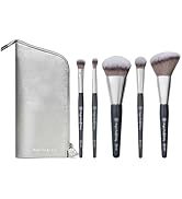 BK BEAUTY BRUSHES - ANGIE HOT & FLASHY Travel Brush Set with Pouch - Foundation Makeup Brushes - ...