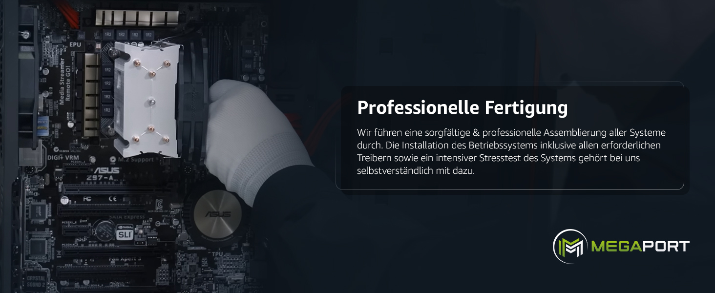 Megaport Komplett Set Gaming PC Nvidia GeForce RTX3050 6GB • AMD Ryzen