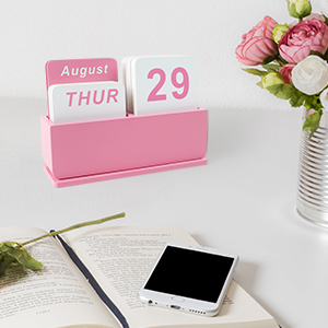 block calendar for desk