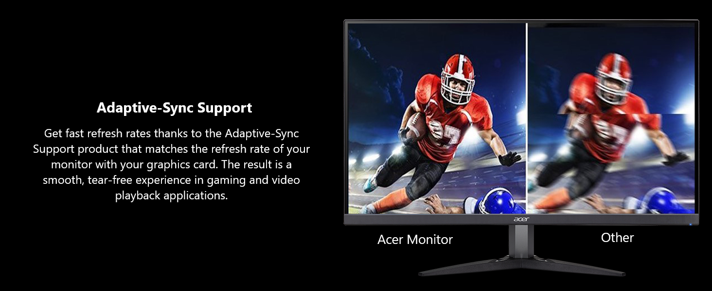 Amazon Choice Acer Nitro KG272K Lbmiipx Adaptive-Sync 60Hz 1ms Gaming 3840 x 2160