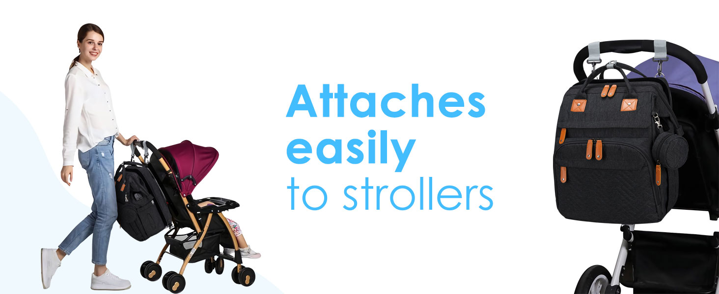 diaper bag stroller straps