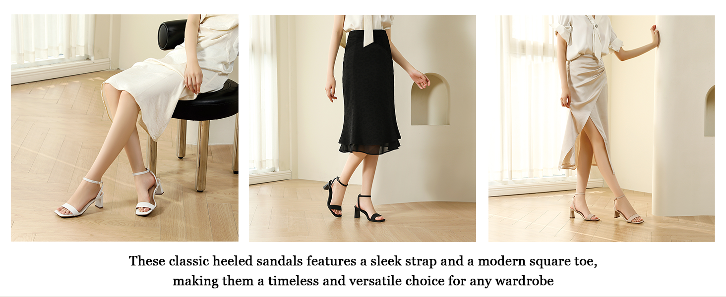 heeled sandals