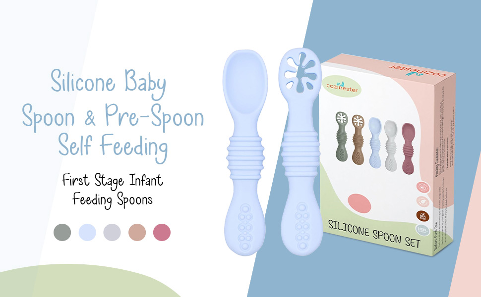 Baby Silicone Spoon Set