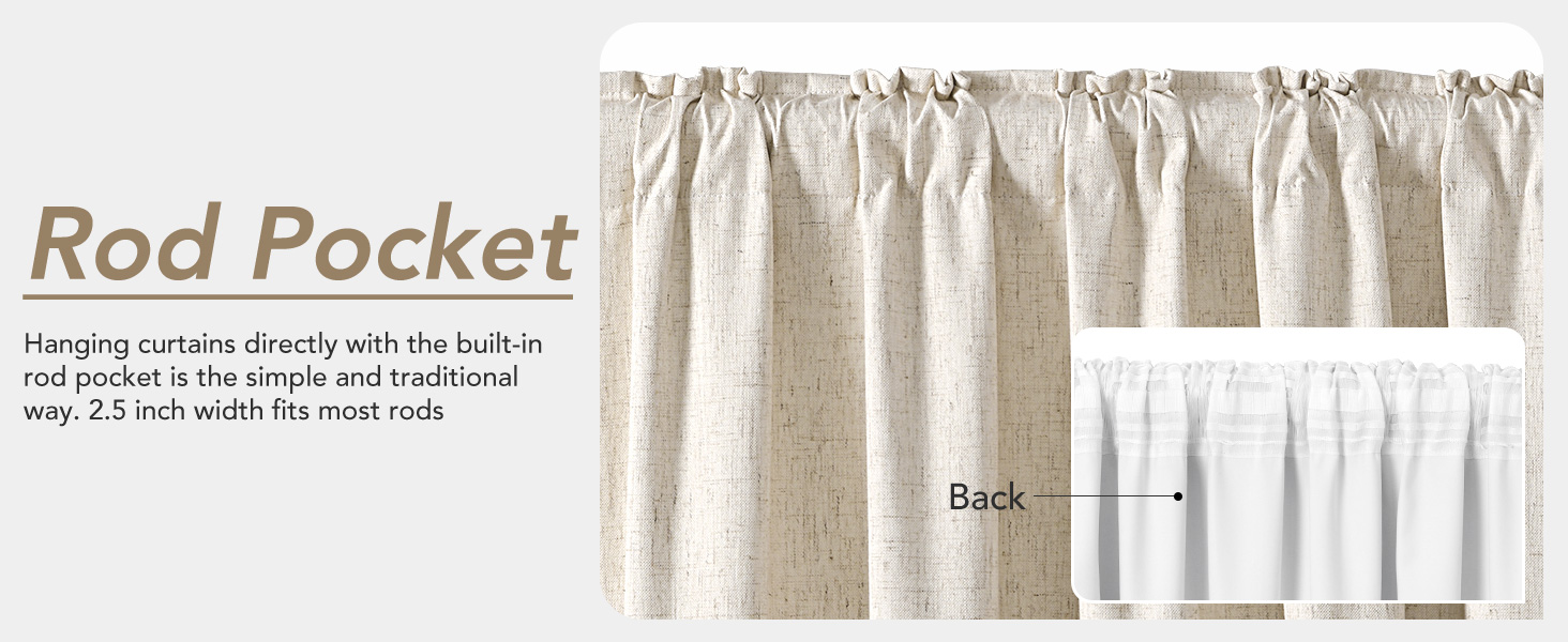 pocket curtains