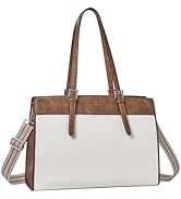CLUCI Laptop Tote Bag for women 15.6 inch Canvas Work Handbag Large Women's briefcase Office Shou...