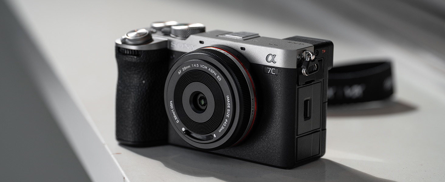 VILTROX 28mm F4.5 FE Pancake Lens for Sony FE ChipsSize