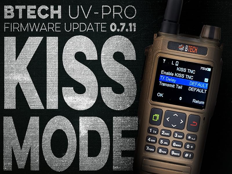 Bluetooth KISS TNC Update UV-PRO Tan