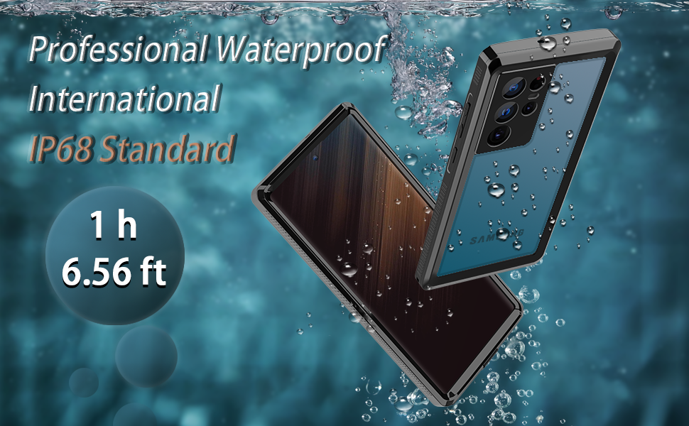 EFFUN Waterproof Case for Samsung Galaxy S22 Ultra 5G 6.8