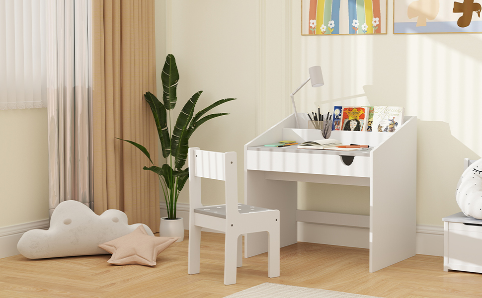 escritorio para niños con silla art children niña small home