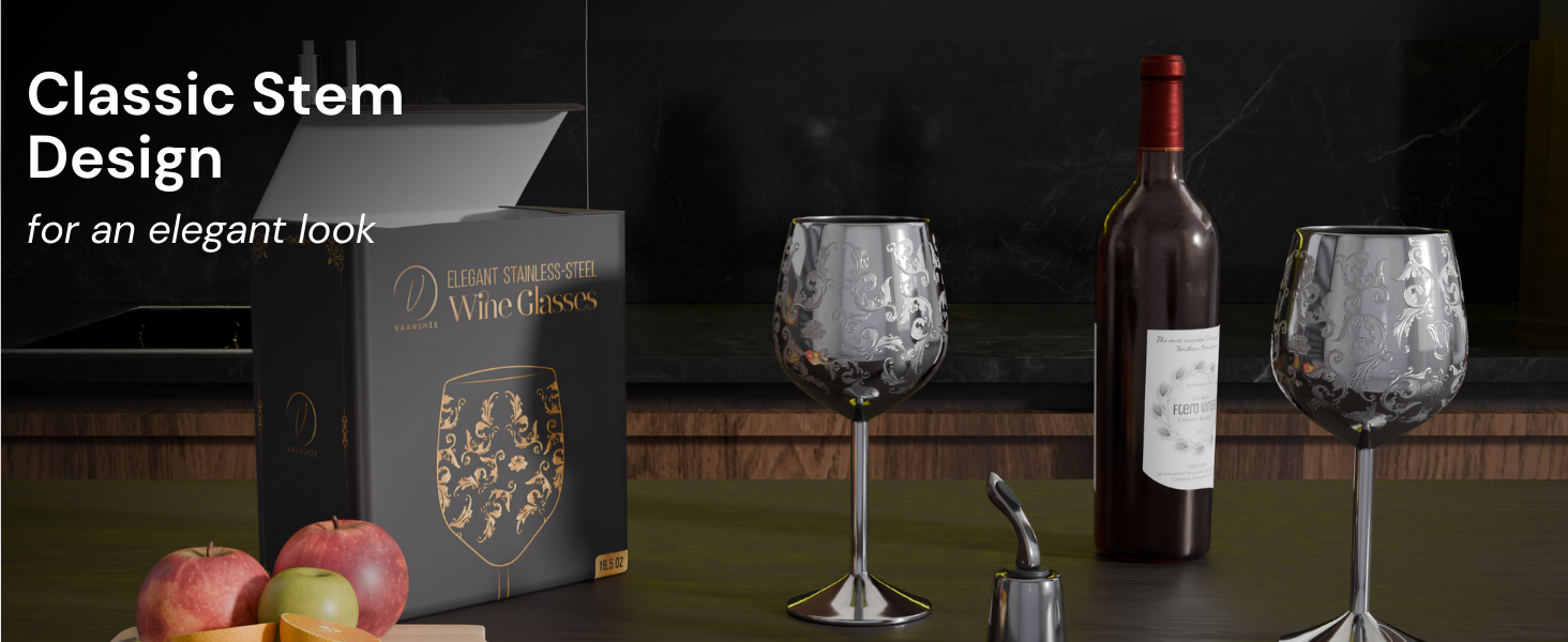 Stainless Steel Wine Glass