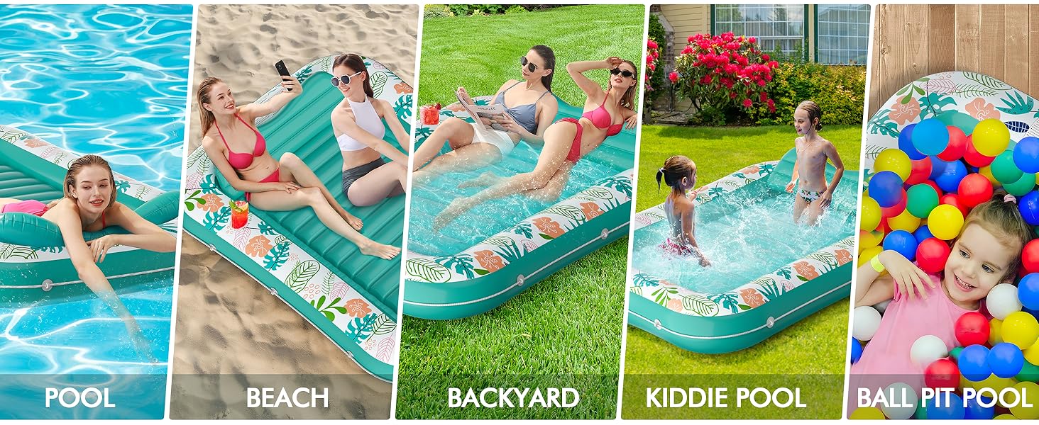 Versatile tanning pool