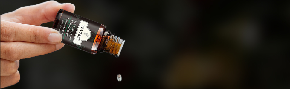 Tea Tree Essential Oil, 100% Natural Tea Tree Essential Oil, Aroma Oil, 0.3 fl oz (10 ml), Teatree Tintari