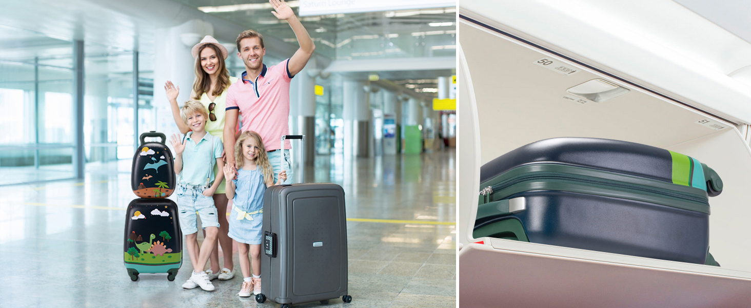 VLIVE Kids Luggage Set for Boys, 12” Backpack on Carry on