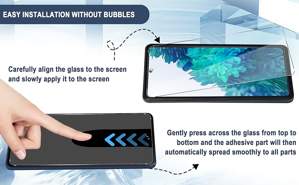 [3+2 Pack] Foneskream Compatible for Samsung Galaxy S20 FE Screen