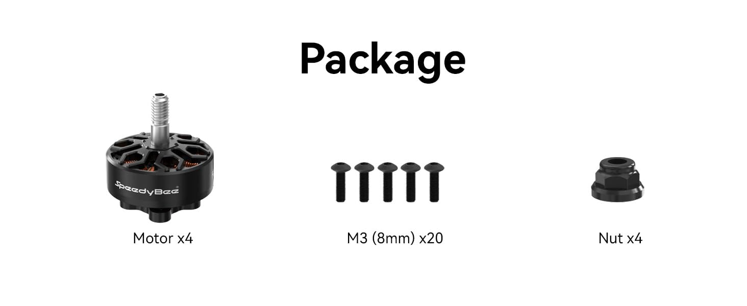 SpeedyBee 2306.5-1800KV Motor Master5V2 5 inch FPV