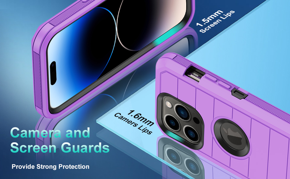 Aimoll88 for iPhone 14 Pro Max Case 6.7 inch, with Built