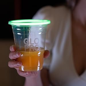 Bachelorette party cups glow party cups glow in the dark party glow birthday girls night out 