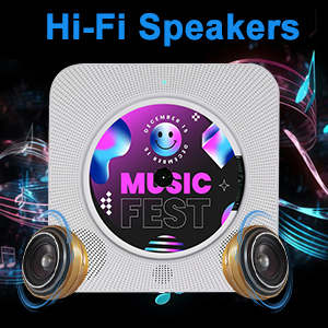 portable cd player with speakers