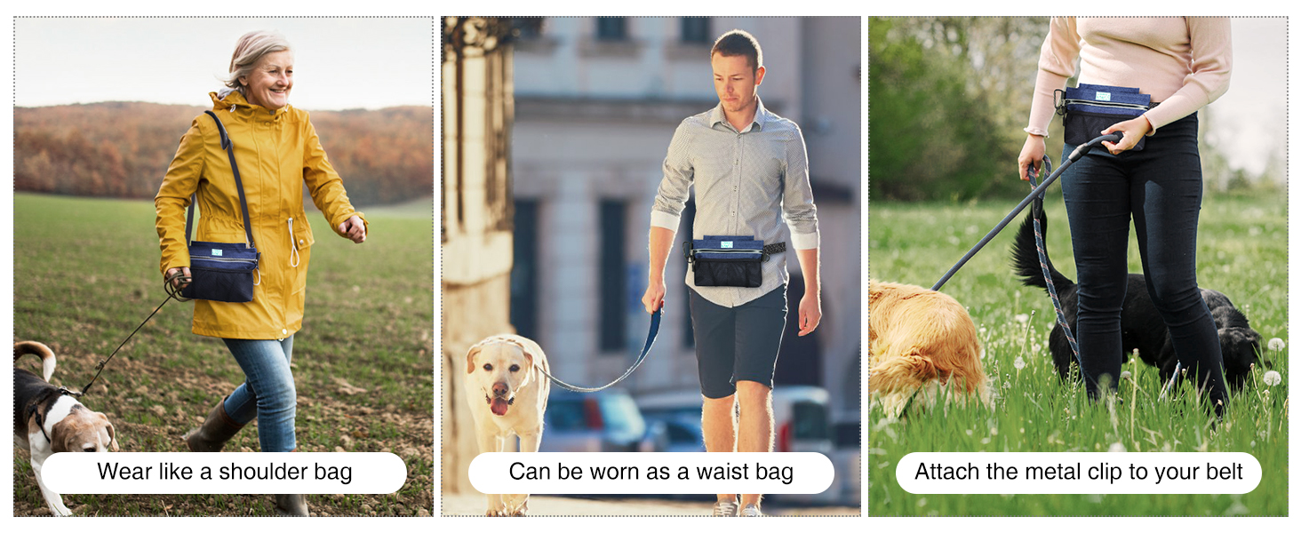 ORIA Dog Treat Training Pouch, Pet Out Training Belt Bag