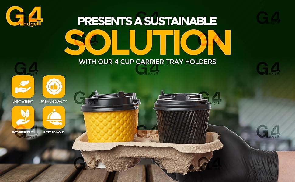 4 cup holder takeaway carrier cup tray  drink holder coffee cup carrier portable drink holder