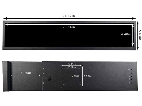 24 inch bar monitor size