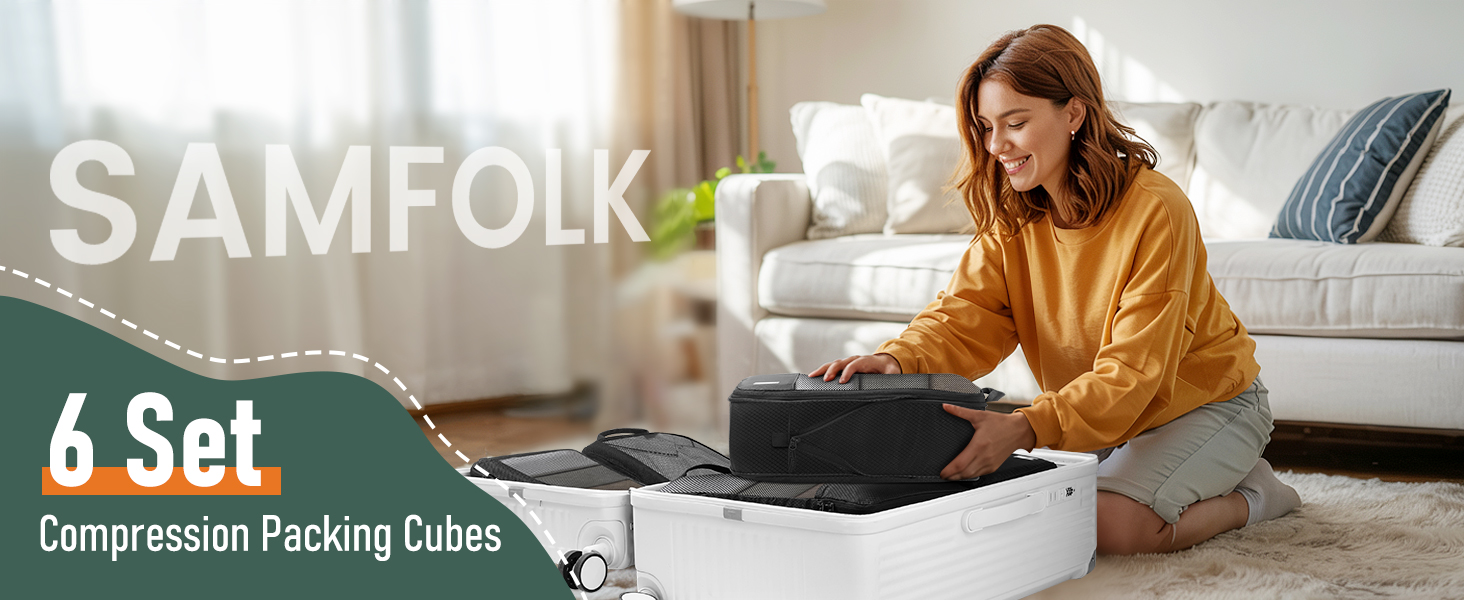 Compression Packing Cubes for Travel
