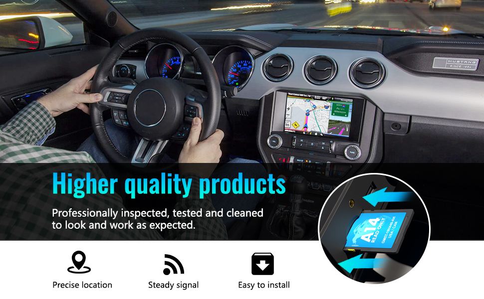 Latest Version A14 Navigation SD Card Compatible with Ford/Lincoln