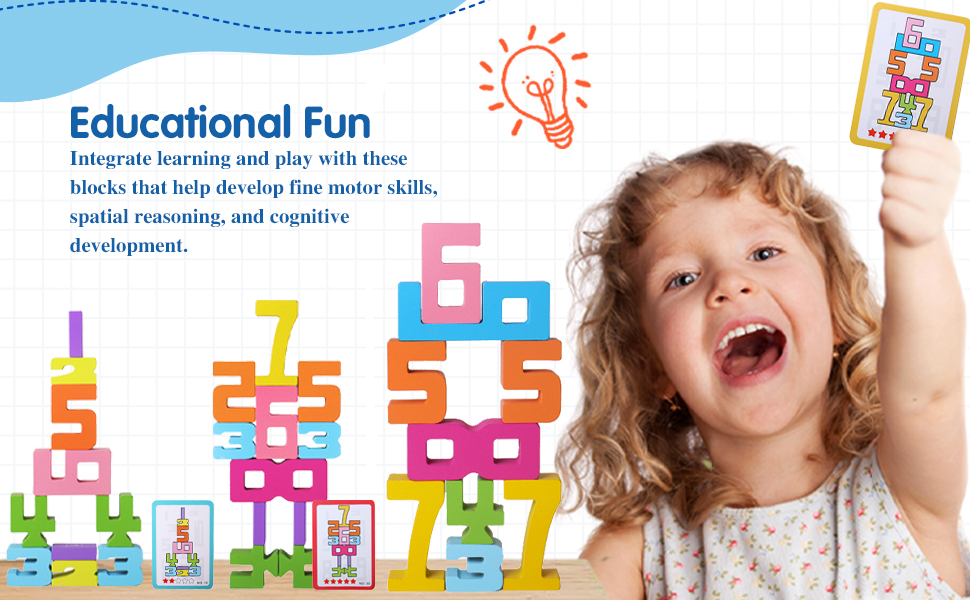 Number Blocks Toys for Kids