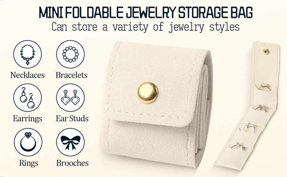 Multifunctional Jewelry Storage Bag, A Great Travel Organizer