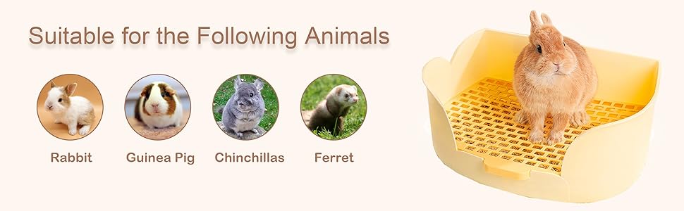 rabbit litter box for cage