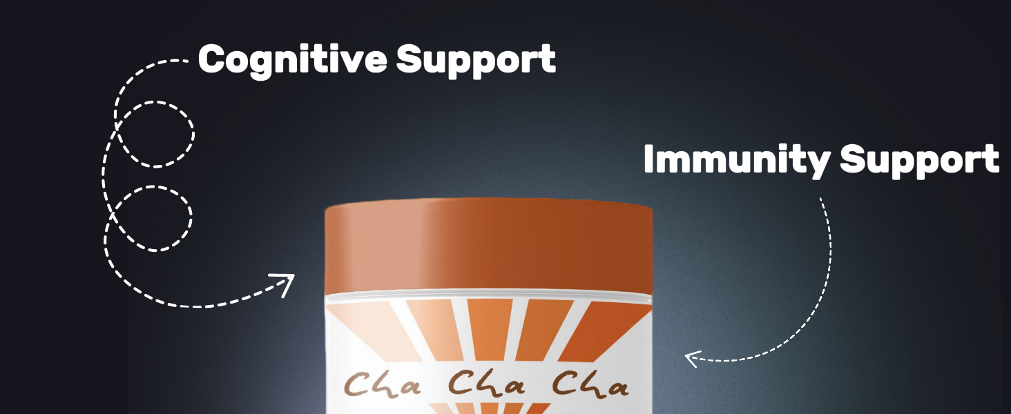Cha Cha Cha Organic Ceremonial Cacao, Chai Spices & Active 8 Functional Mushrooms
