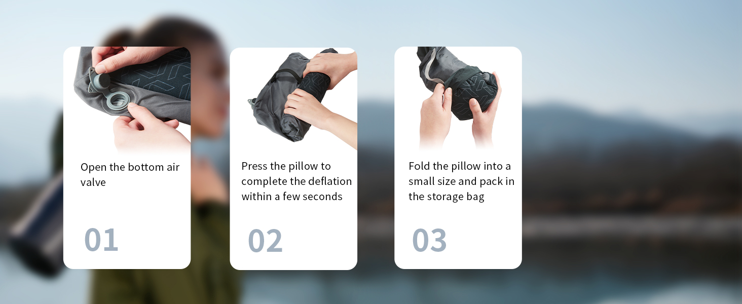 deflate and fold
