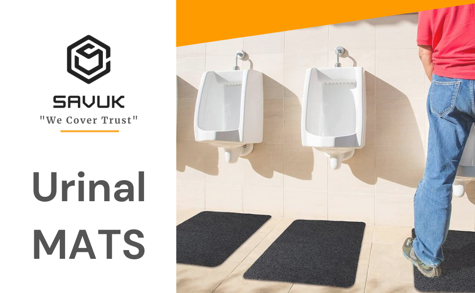 Urinal Mats NonSlip NonAdhesive Water Absroption Bathroom, Restaurant